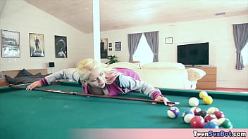 Preview 2 of Xnxxx Vidio Porno Di Penjara Com - Playing pool with extra tiny Marsha can lead to a quick fuck session No complains tho