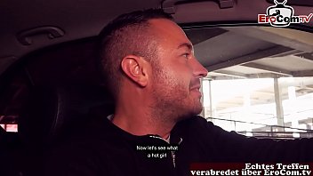 Preview 1 of Camera Woman Joins In Porn Movie - SEX IM PARKHAUS - Deutsche schlampe beim EroCom Date abgeschleppt und &ouml_ffentlich gefickt