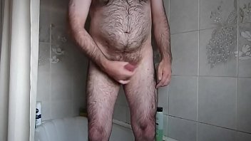Preview 4 of Mom Belly Down Pumping - Playing With My Cock And Showing My Arse Hole In The Bath