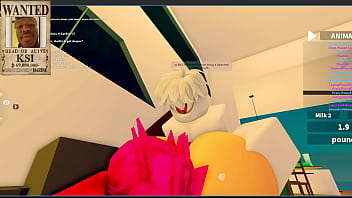 Preview 3 of Selena Lopez Sex Video - Fucking a nasty human into my yatch | ROBLOX CONDO RP