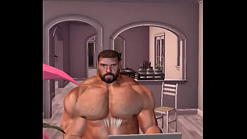 Preview 4 of Wwxvdeo Wwxvdeo - young heyward strokes his hug cock to chat model
