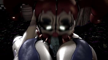 Preview 2 of Dog Girl Saxy Animal Gekso - [FNAF SFM / NSFW] b. AND BALLORA