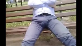 Preview 4 of Lost A Bet And Strip - Park bulge