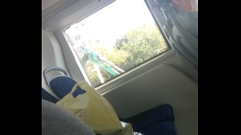 Preview 3 of Stella Cox Blg Black Cocks - Transtrawberry Talya Or is having fun on the bus
