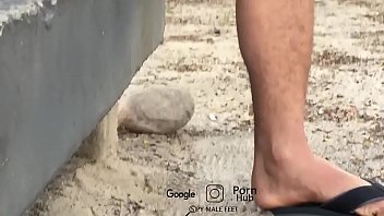 Preview 2 of Tamilsex A - Spy Male Feet (SEXY SWEATY SOLES)