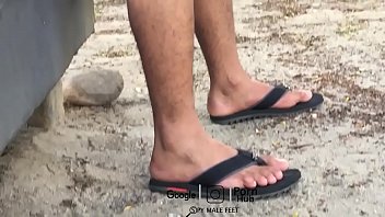 Preview 1 of Tamilsex A - Spy Male Feet (SEXY SWEATY SOLES)