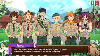 Preview 1 of 14 Age Xxx Sax Movies - Game: Friends Camp,  Way 2,  Episode 34 - Building in the camp (Russian voiceover)