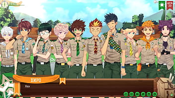 Preview 4 of 14 Age Xxx Sax Movies - Game: Friends Camp,  Way 2,  Episode 34 - Building in the camp (Russian voiceover)