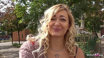 Preview 1 of Fck Sister - GERMAN SCOUT - BEAUTY SKINNY FITNESS TEEN LOLA SEDUCE TO FUCK AT REAL PICKUP