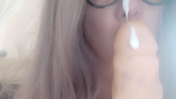 Preview 3 of Muffin Orgasm - watch me! I want to get excited before I get splashed on my glasses