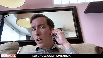 Preview 1 of Lana Gurops - FamilyDick -  StepBrother Lets Me Blow Him While Working