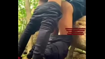 Preview 3 of Latina Lesbian Facesitting Slave - Raw fuck in the park and dripping creampie cum inside