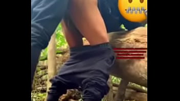 Preview 1 of Latina Lesbian Facesitting Slave - Raw fuck in the park and dripping creampie cum inside