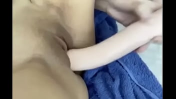 Preview 4 of Step Sister To Dad - me playing with my new dildo