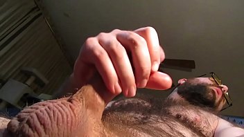 Preview 4 of Destiny And - Horny Hairy Dude blowing his loads