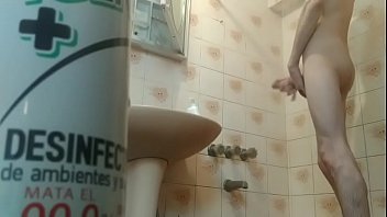 Preview 3 of Zazzers Download - Caught twink masturbating on Shower