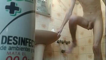 Preview 4 of Zazzers Download - Caught twink masturbating on Shower