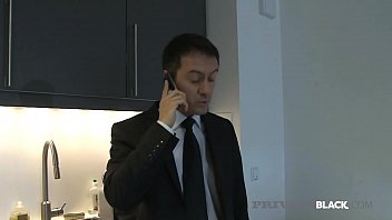 Preview 1 of Klixen Oral Sensuality - PrivateBlack - Cuckold Watches Ambre Aphrodite Fuck 2 BBCs!