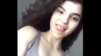 Preview 2 of Bigg Tiess Ass - Beautiful curly hair girl,  flashing her big boobs
