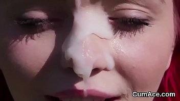 Preview 1 of Ass Licking Lover - Frisky model gets cum load on her face swallowing all the ejaculate