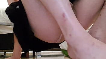 Preview 1 of Sex In Rooms - Trying to have orgasm while using her clothes
