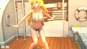 Preview 3 of Barely Legal Japan Porn - Yang dancing on a boat