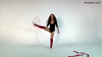 Preview 2 of Hindi Srx Movie - Anna Ocean hot gymnast brunette with small tits