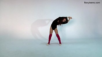 Preview 1 of Hindi Srx Movie - Anna Ocean hot gymnast brunette with small tits