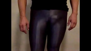 Preview 1 of Hairy Blond Joey - Spandex Disco Jeans