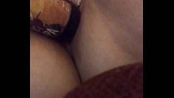Preview 3 of Gay Huge Creampie Black - bottle was too big for my tight pussy