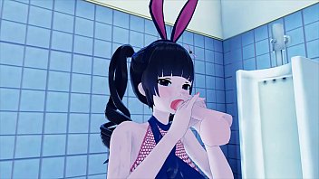 Preview 1 of Oil Ass Toys - BIG TITS BUNNY GIRL 3D HENTAI 52