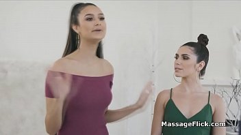 Preview 2 of Arpmit Sex - Masseuse rivalry escalates to wild oily threesome