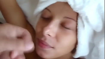 Preview 2 of Lahore Sex Pk - Amateur ExGf Gets A Thick Facial