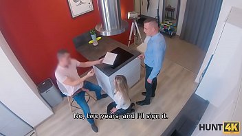 Preview 3 of Jada De Ville - HUNT4K. Man rents an apartment and fucks a blonde immediately