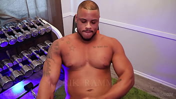 Preview 2 of Desi Calip Porn - Muscle head jerks off