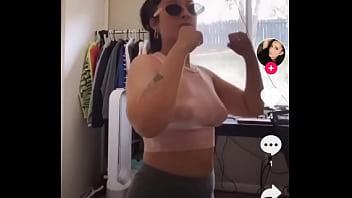 Preview 2 of Husband Porn Lez Piss - Big Fat ass milf twerking on t.