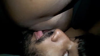 Preview 1 of Momi Kiid Xxx - sucking my girlfriends pussy in a movie hall