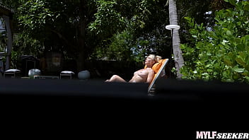 Preview 1 of Tall Grand - Fucking Stepmom In the Backyard