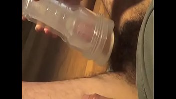 Preview 3 of Lesbian Force Ass Licking - fleshlight hairy dick jerk