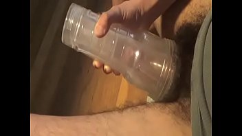 Preview 1 of Lesbian Force Ass Licking - fleshlight hairy dick jerk