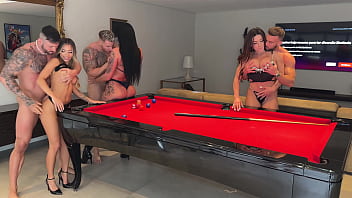 Preview 1 of Alyssa Jarr - 3 Hot Brazilian Babes Get The Visit Of 3 Big Cock Pornstars Ready To Drill Them