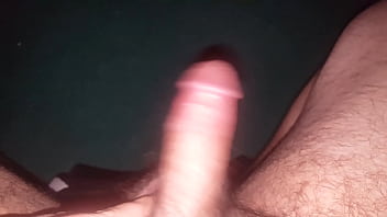 Preview 2 of Arablady Xxx - Rubbing dick with two fingers from soft to hard big cumshot in 60 seconds