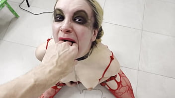 Preview 2 of Big Tits Les Nuns - Teaser Rough domination of a Squirting girlfriend and anal fuck at the kitchen