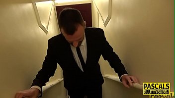 Preview 1 of Tied Bed - Dominated chubby slut sucks and rides