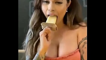 Preview 4 of Xxhide Bf - Gorgeous girl sucking big size ice cream