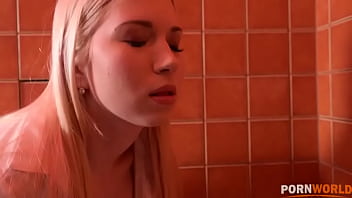 Preview 2 of Korean Squat - Blonde Roxy Risingstar&#039_s hardcore lesson in pussy penetration GP1323