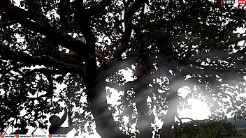 Preview 2 of Blacken White Xxx - LEVEI DUAS MULHER PRO MATO E METI A PICA NAS DUAS EM CIMA DE UMA ARVORE ( assista ao video completo no xvideos red ) Emi Rippi