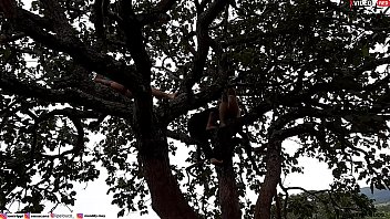 Preview 1 of Blacken White Xxx - LEVEI DUAS MULHER PRO MATO E METI A PICA NAS DUAS EM CIMA DE UMA ARVORE ( assista ao video completo no xvideos red ) Emi Rippi