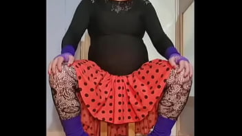 Preview 2 of Japan Double Vag - sissy crossdresser sucks and fucks his dildo cock twice part 1