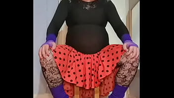 Preview 4 of Japan Double Vag - sissy crossdresser sucks and fucks his dildo cock twice part 1